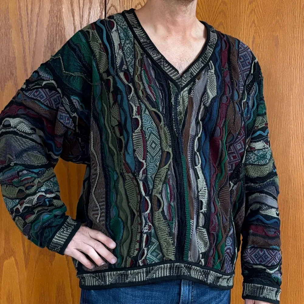 Authentic COOGI 3D Knit Sweater - Picture 4 of 11